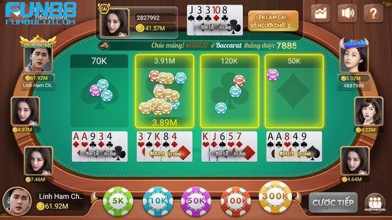 Hãy chia nhỏ số tiền cược cho mỗi ván Bull Bull để tối ưu lợi nhuận